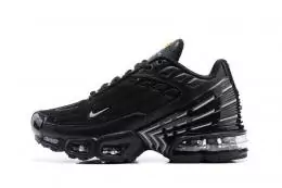 nike air max plus tn3 chaussures pour enfant noir blanc